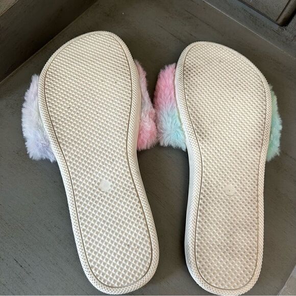 Dolce Vita size 7 multi dye faux slide slipper open toe - Picture 4 of 4